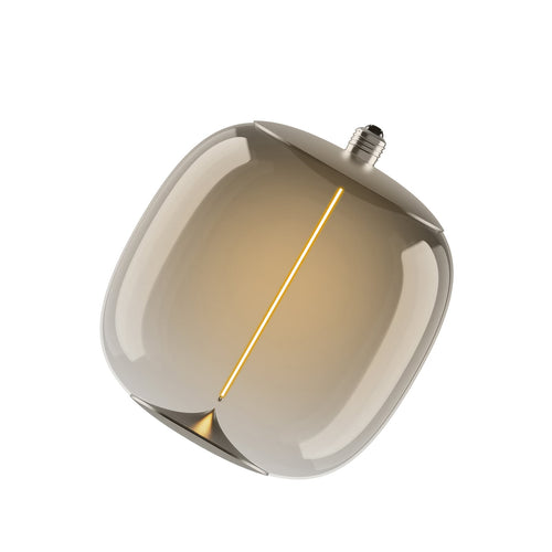 LED dekorpære Vintage 1906 Big Oval E27 4W 1800K røykgrå forfra