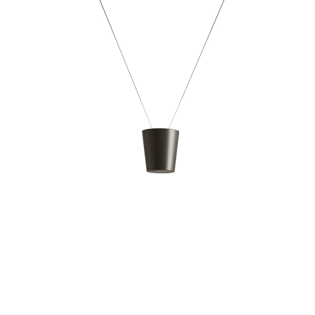 LED designpendellampe Sling svart montert