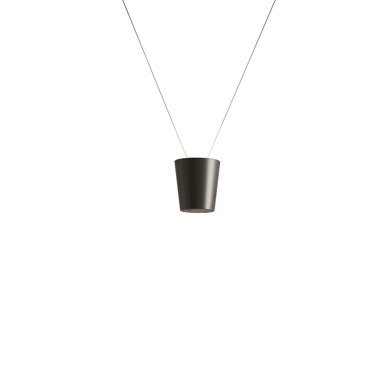 LED designpendellampe Sling svart montert