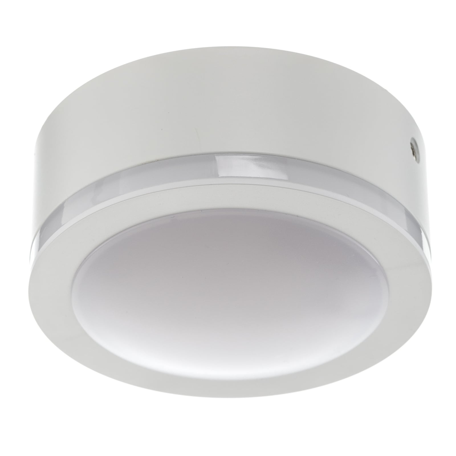 LED-downlight Aurora hvit aluminium sideprofil
