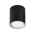 LED-downlight Fallon Long 3-stegs dimbar svart stål forfra