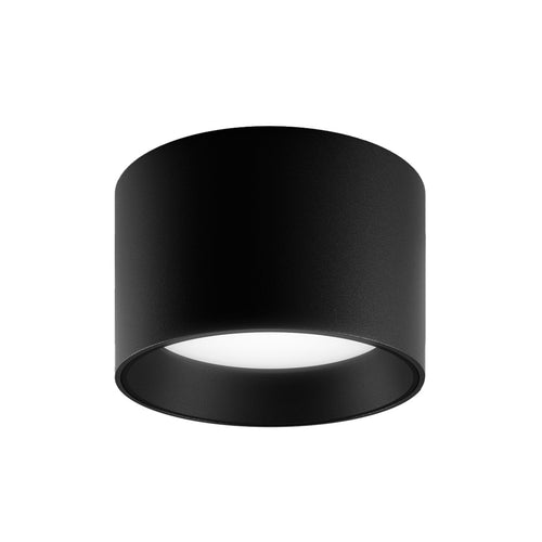 LED downlight Ringo svart aluminium forfra