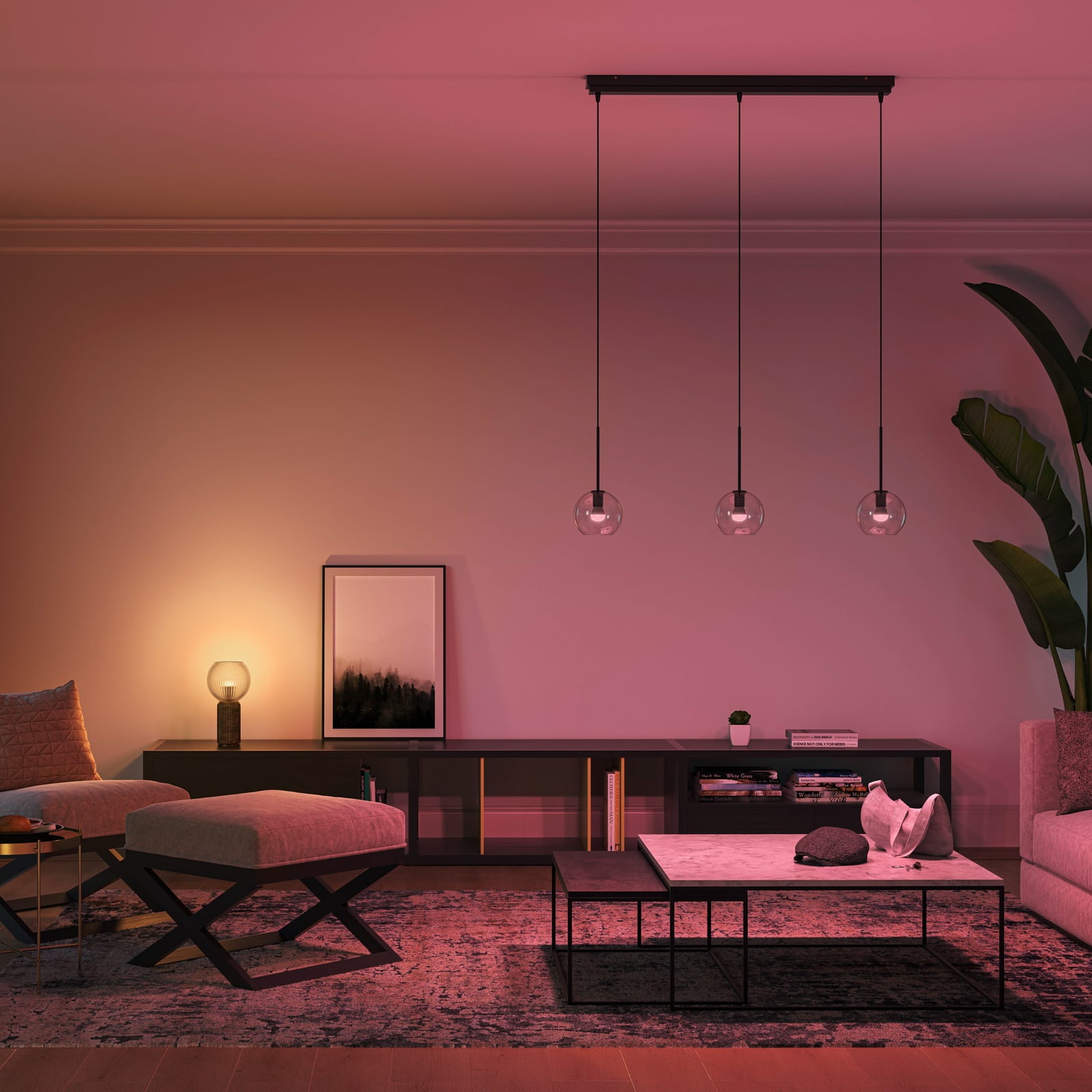 LED dråpepære E14 5,1W RGBW 2-pk dimbar - Philips Hue nærbilde