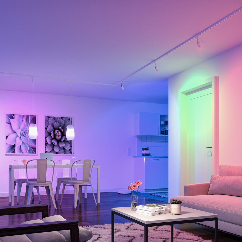 LED dråpepære E14 5W Zigbee RGBW dimbar 3-pakning - Paulmann detalj
