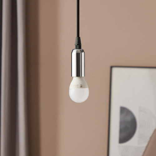 LED dråpepære E14 7,5W 3000K varmhvit 806lm dimbar EGLO bakside