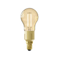 LED-dråpepære E14 smart filament 4,9W 1800-3000K gull forfra