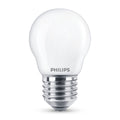 LED dråpepære E27 3,4W WarmGlow dimbar matt Ra90 Philips forfra