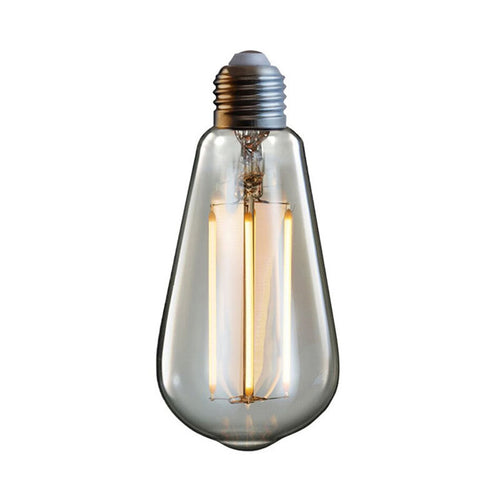 LED dråpeformet filamentpære E27 3,5W 2500K amber dimbar - Buster + Punch forfra