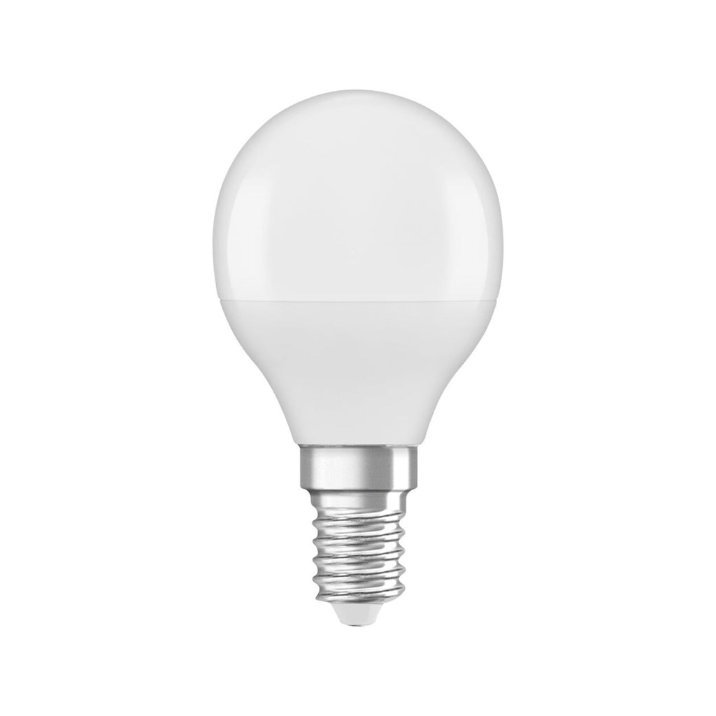 LED dråpeformet pære E14 4,9W 2700K 470lm 3-pack - OSRAM bakside
