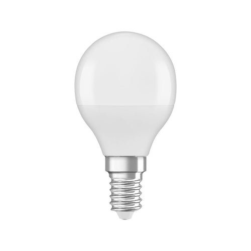 LED dråpeformet pære E14 4,9W 2700K 470lm 3-pack - OSRAM bakside