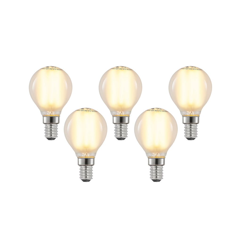 LED dråpeformet pære E14 4W 2700K matt dimbar 5-pk Arcchio forfra