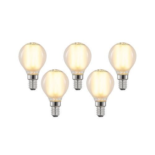 LED dråpeformet pære E14 4W 2700K matt dimbar 5-pk Arcchio forfra