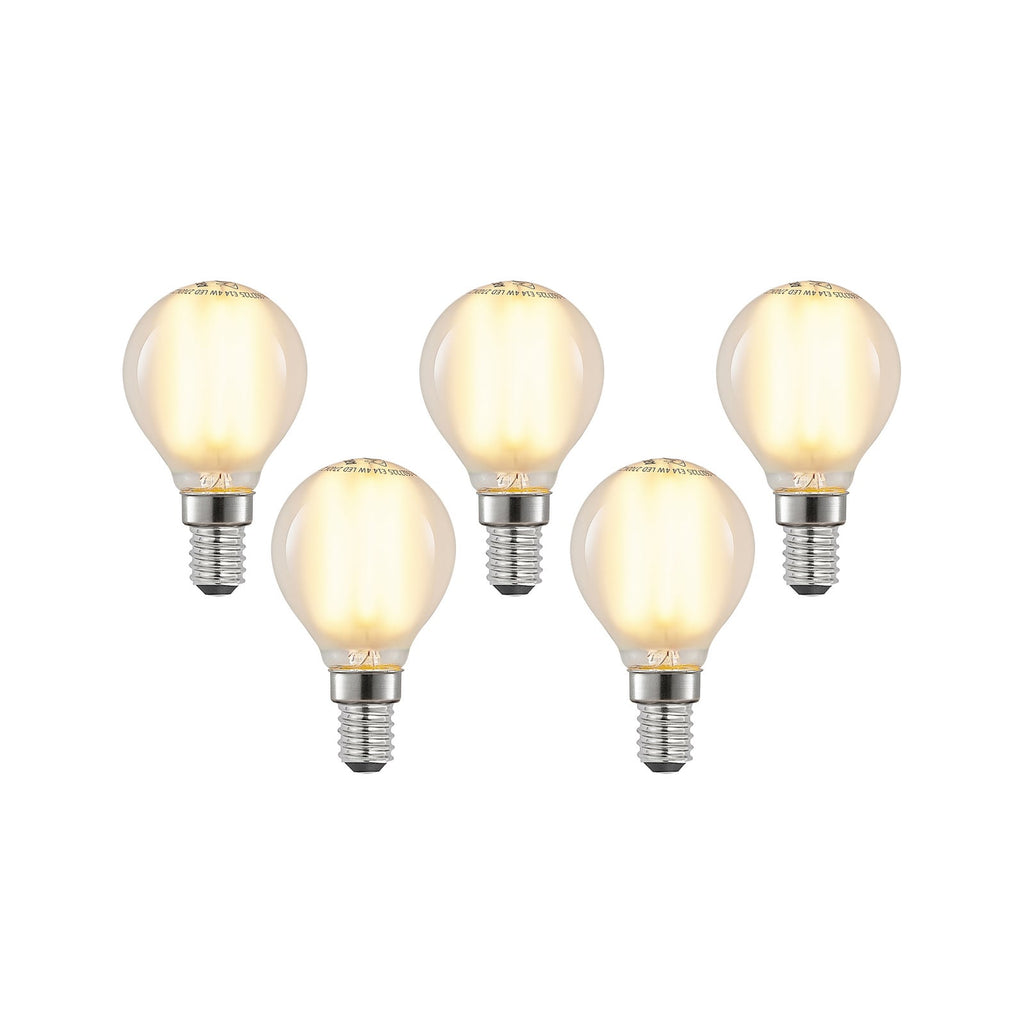 LED dråpeformet pære E14 4W 2700K matt dimbar 5-pk Arcchio forfra