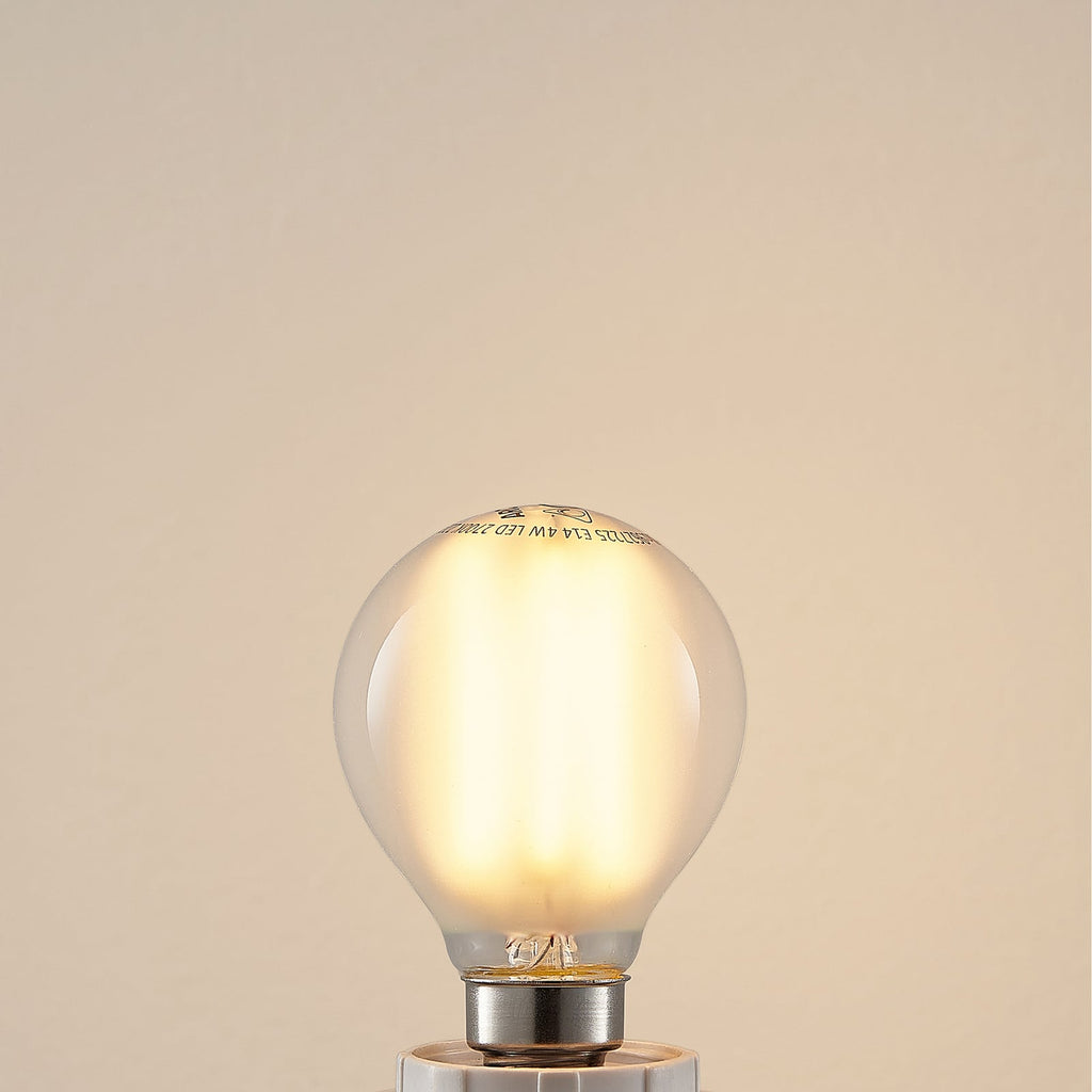 LED dråpeformet pære E14 4W 2700K matt dimbar 5-pk Arcchio side