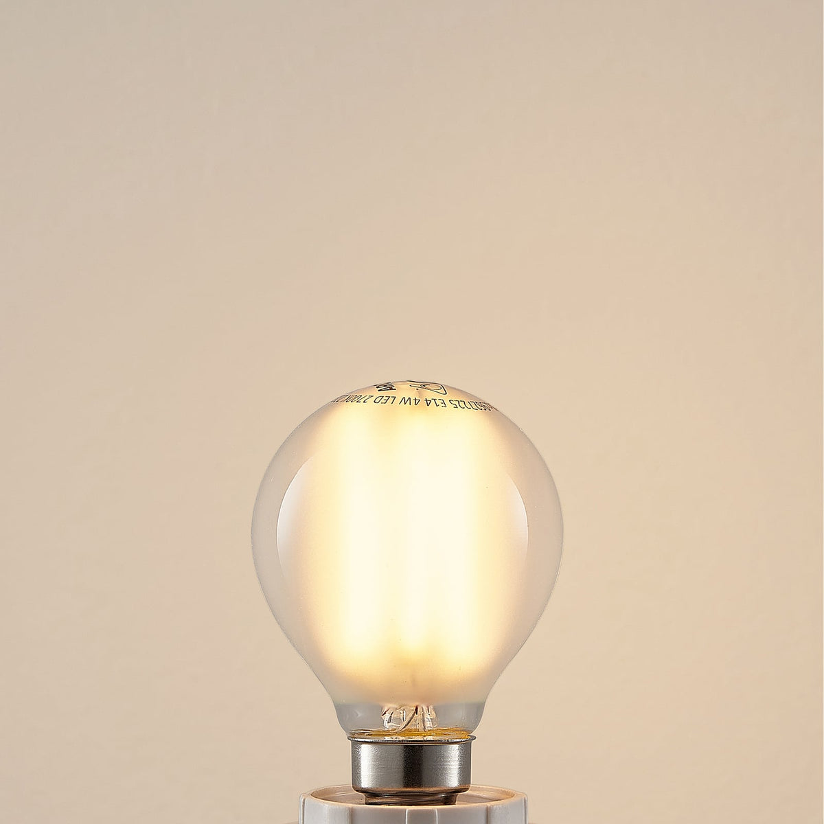 LED dråpeformet pære E14 4W 2700K matt dimbar 5-pk Arcchio side