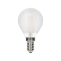 LED dråpeformet pære E14 G45 6W 2700K dimbar matt - ORION forfra