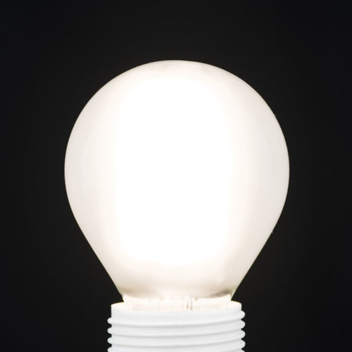LED dråpeformet pære E14 G45 6W 2700K dimbar matt - ORION bakside