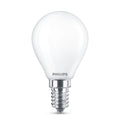 LED dråpeformet pære E14 3,4W WarmGlow matt dimbar Ra90 Philips forfra