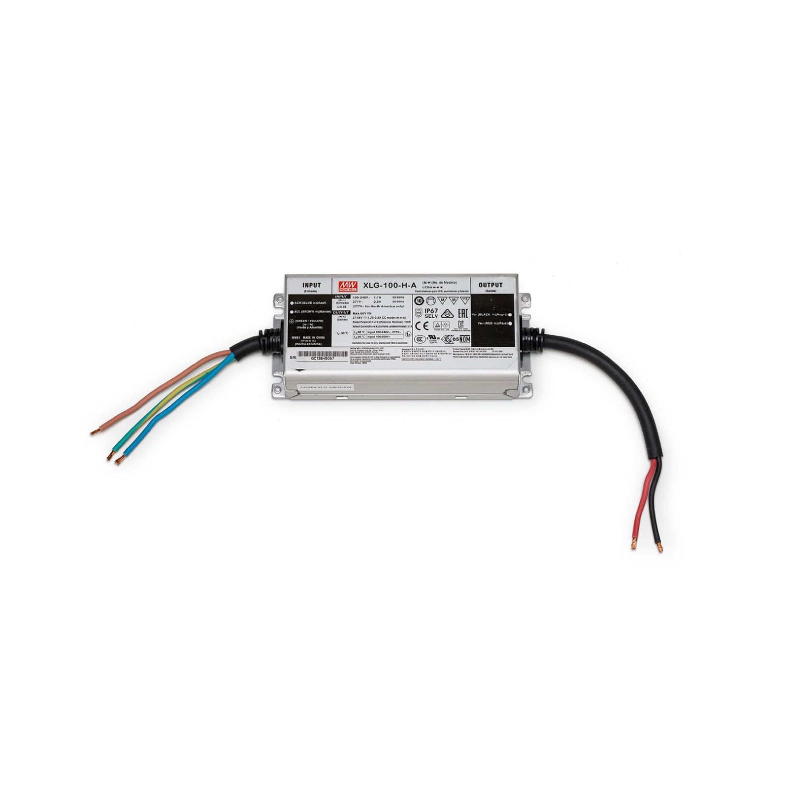LED-driver 48V konstantstrøm 100W dimbar IP67 - FLOS for stabil LED-belysning