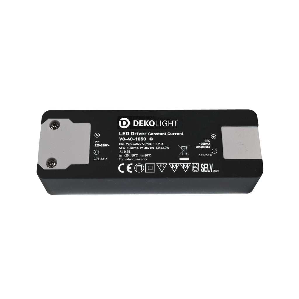 LED-driver Basic CC 1050mA 20-40W svart for innendørs bruk