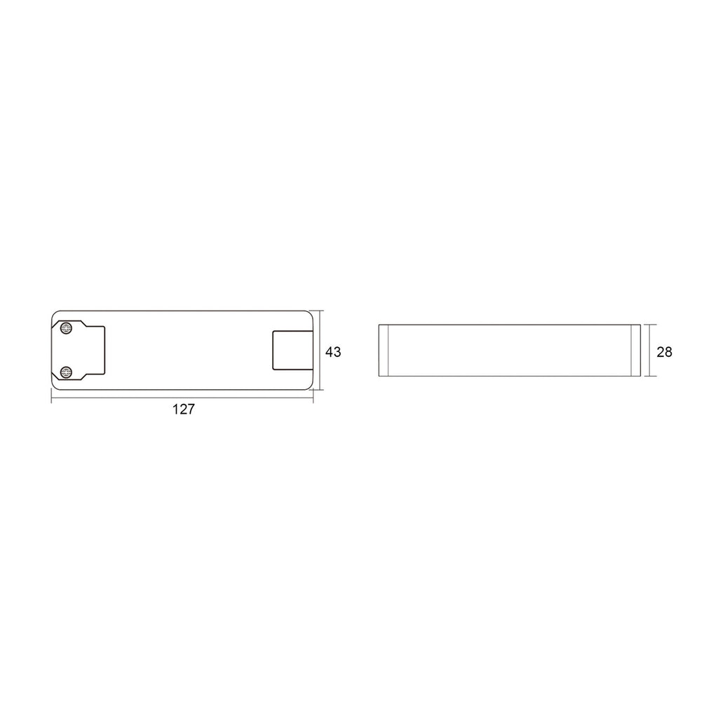 Detaljbilde av LED-driver Basic CC 1050mA 20-40W svart fra Deko-Light