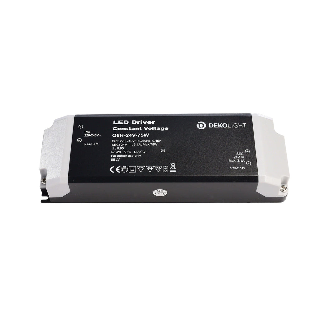 LED-driver Basic CV Q8H-24-75W 24V IP20 forfra