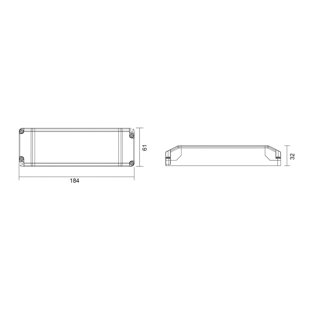 LED-driver Basic CV Q8H-24-75W 24V IP20 detalj