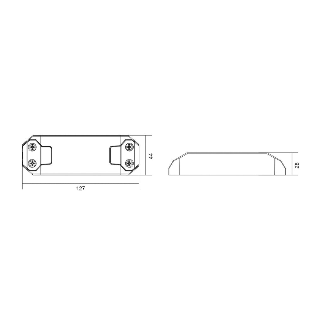 LED-driver Basic dimbar 350mA 20W IP20 plast nærbilde