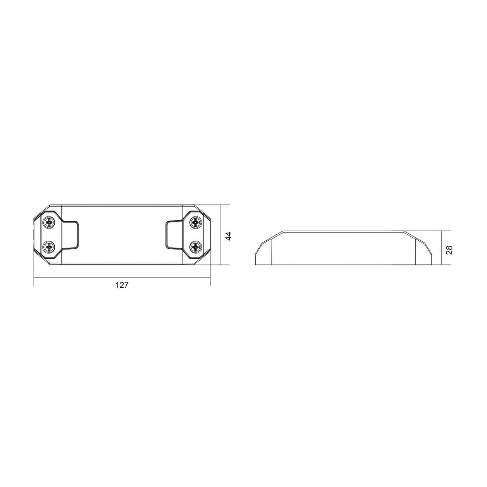 LED-driver Basic dimbar 350mA 20W IP20 plast nærbilde