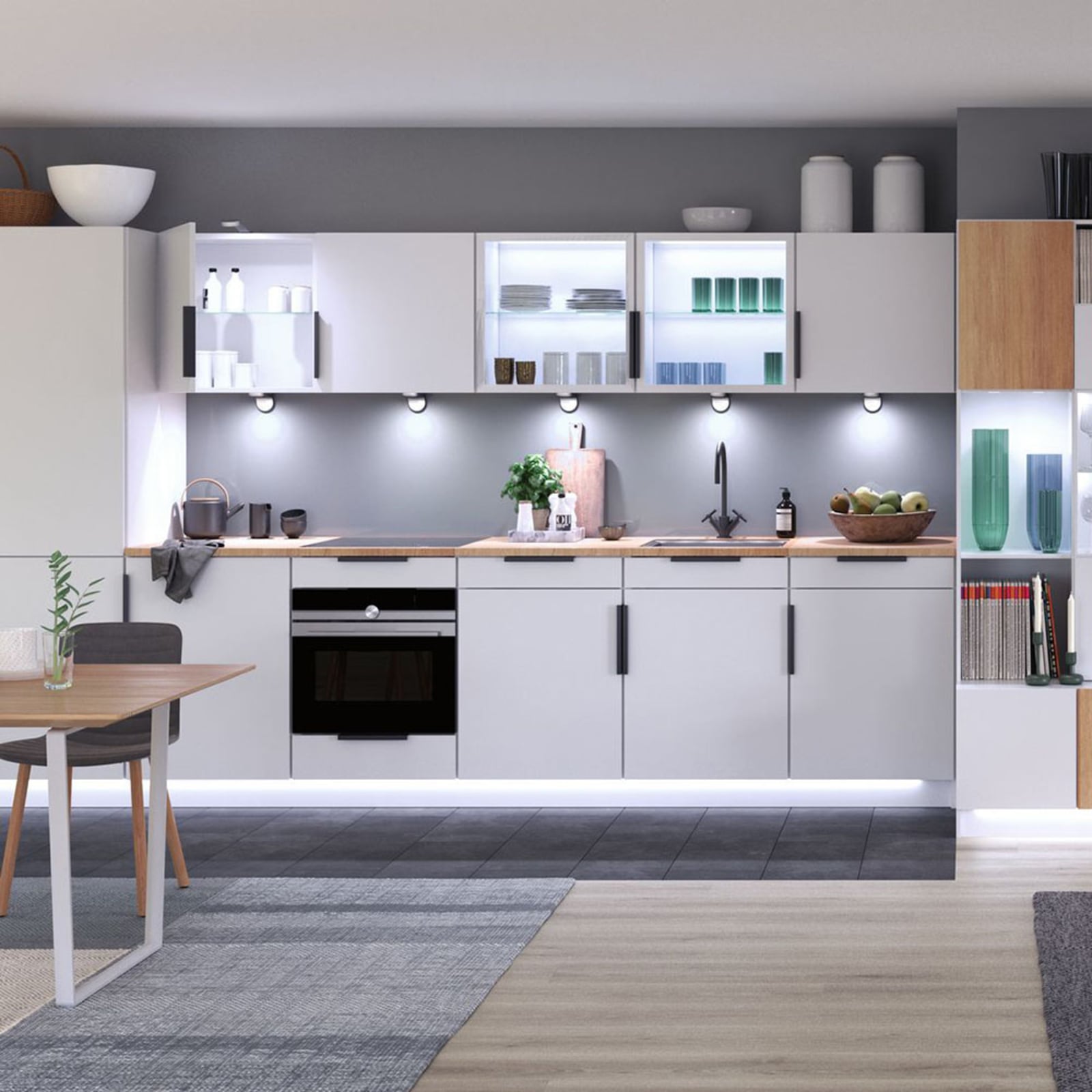 Nærbilde av LED-driver Clever Connect 25W 4-veis for møbellamper