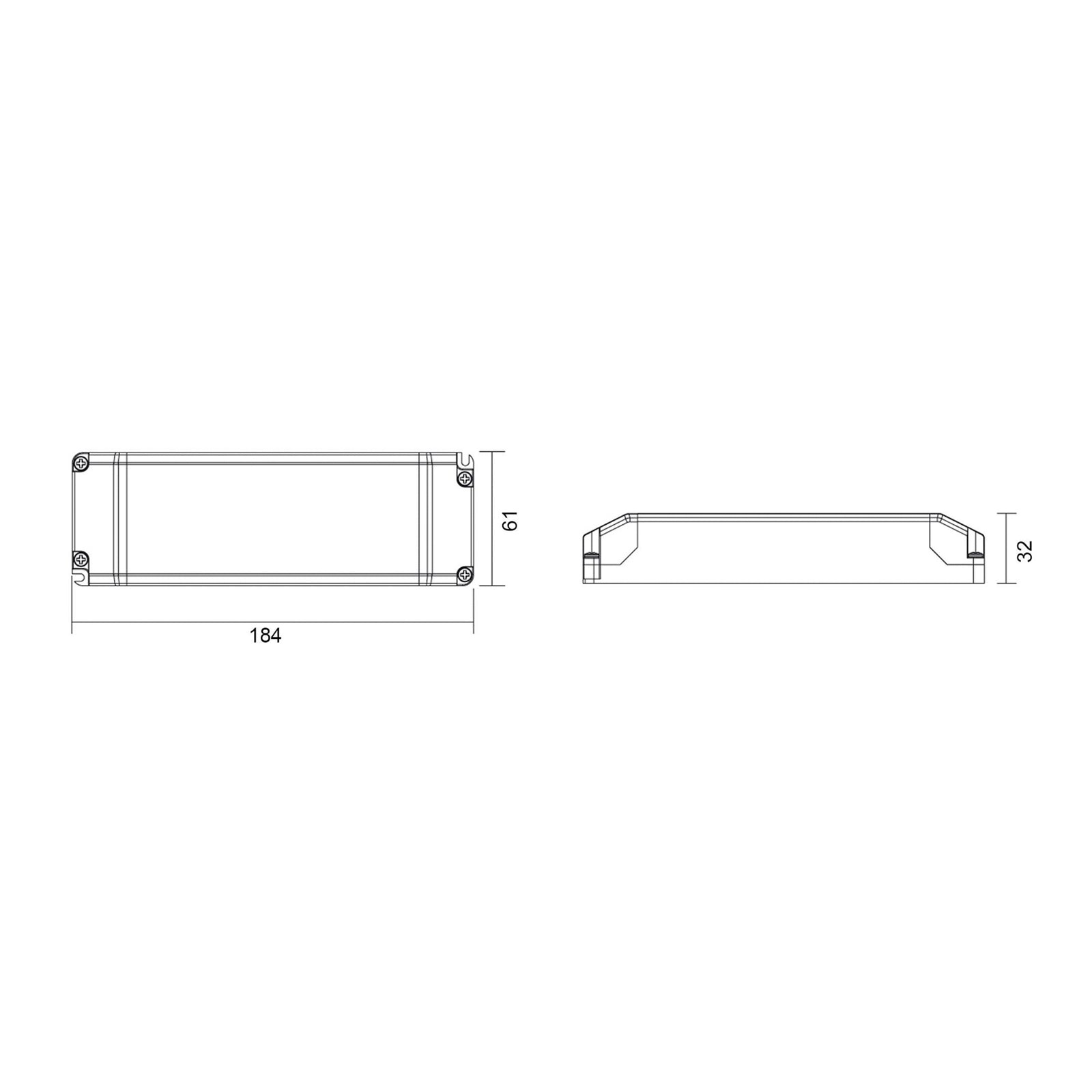 Nærbilde av LED-driver CV 12V 75W ikke dimbar IP20 - Deko-Light