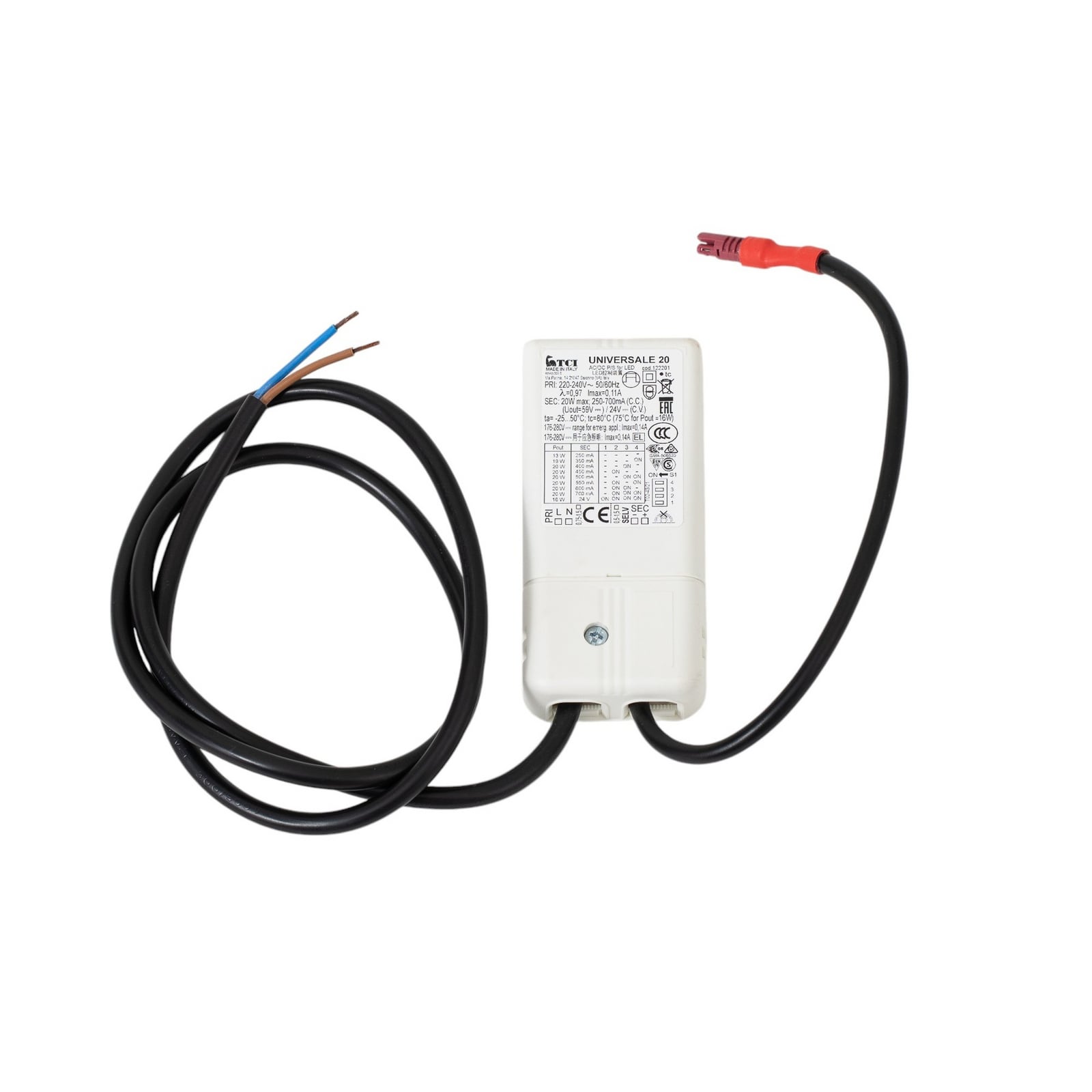 LED-driver on/off for innbyggingsspot Studio Line - BEGA forfra