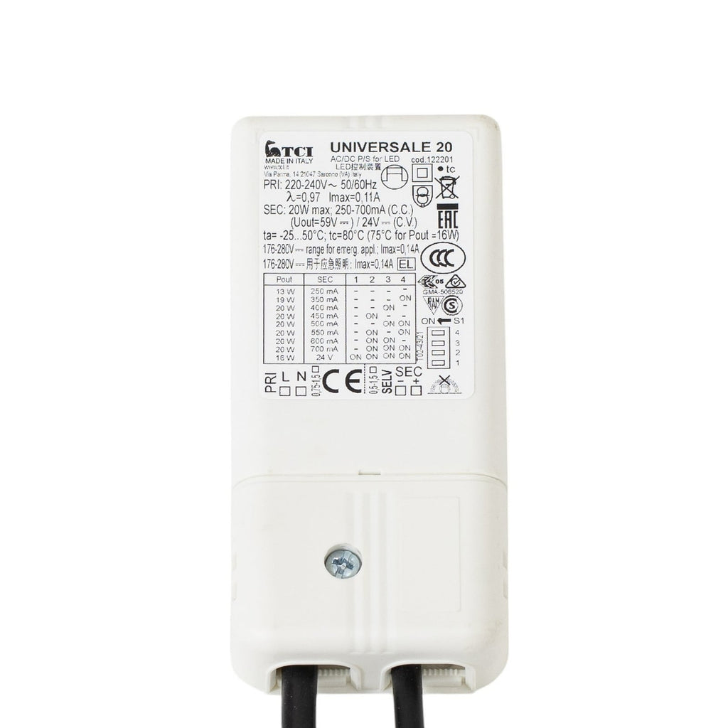 LED-driver on/off for innbyggingsspot Studio Line - BEGA bakside
