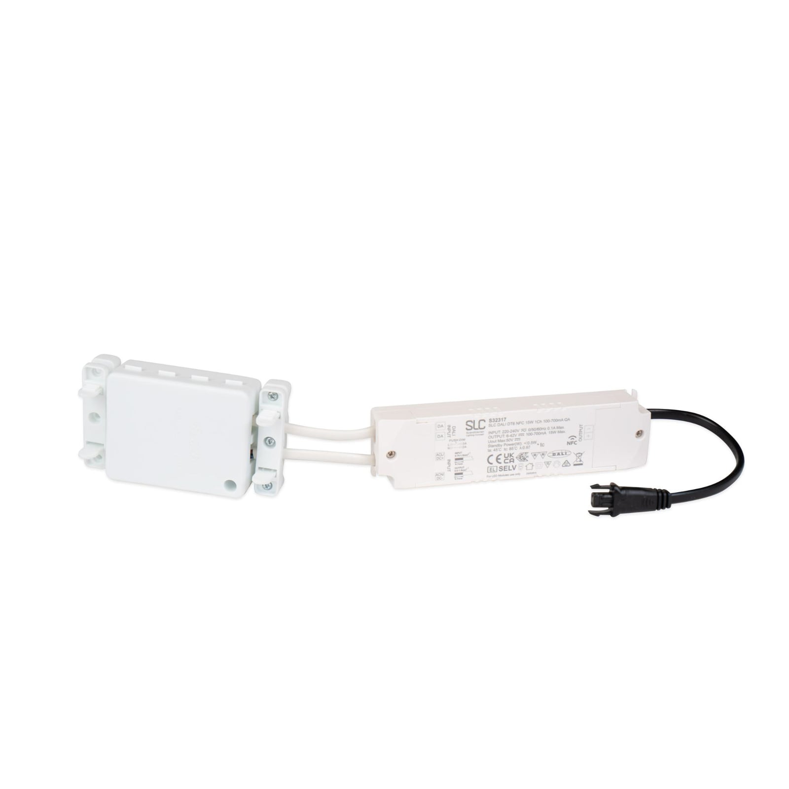 LED-driver SLC Shift DALI DT6 NFC 15W 100-700mA for smart LED-styring