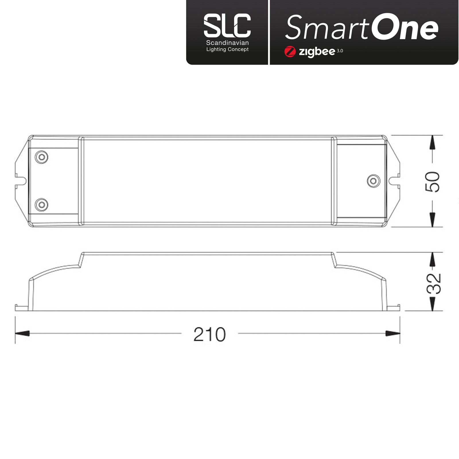 LED-driver Zigbee 24V 50W PWM dimbar IP20 - The Light Group montert