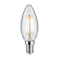LED filament kronelysform E14 4,8W 2700K dimbar klar - Paulmann forfra