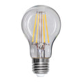 LED filamentpære A60 E27 8W 2700K 1000lm klar STAR TRADING forfra