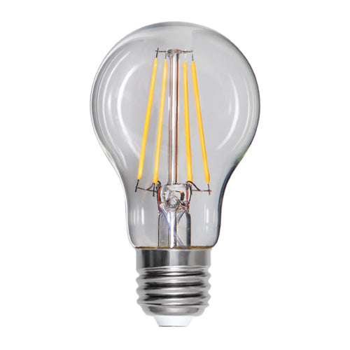 LED filamentpære A60 E27 8W 2700K 1000lm klar STAR TRADING forfra