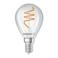 LED filamentpære E14 4,6W 2700K dråpeform dimbar klar OSRAM forfra