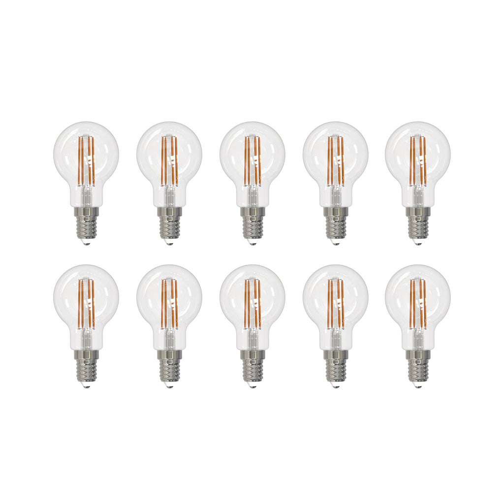 LED filamentpære E14 G45 2,2W 3000K klar 10-pack - Arcchio forfra