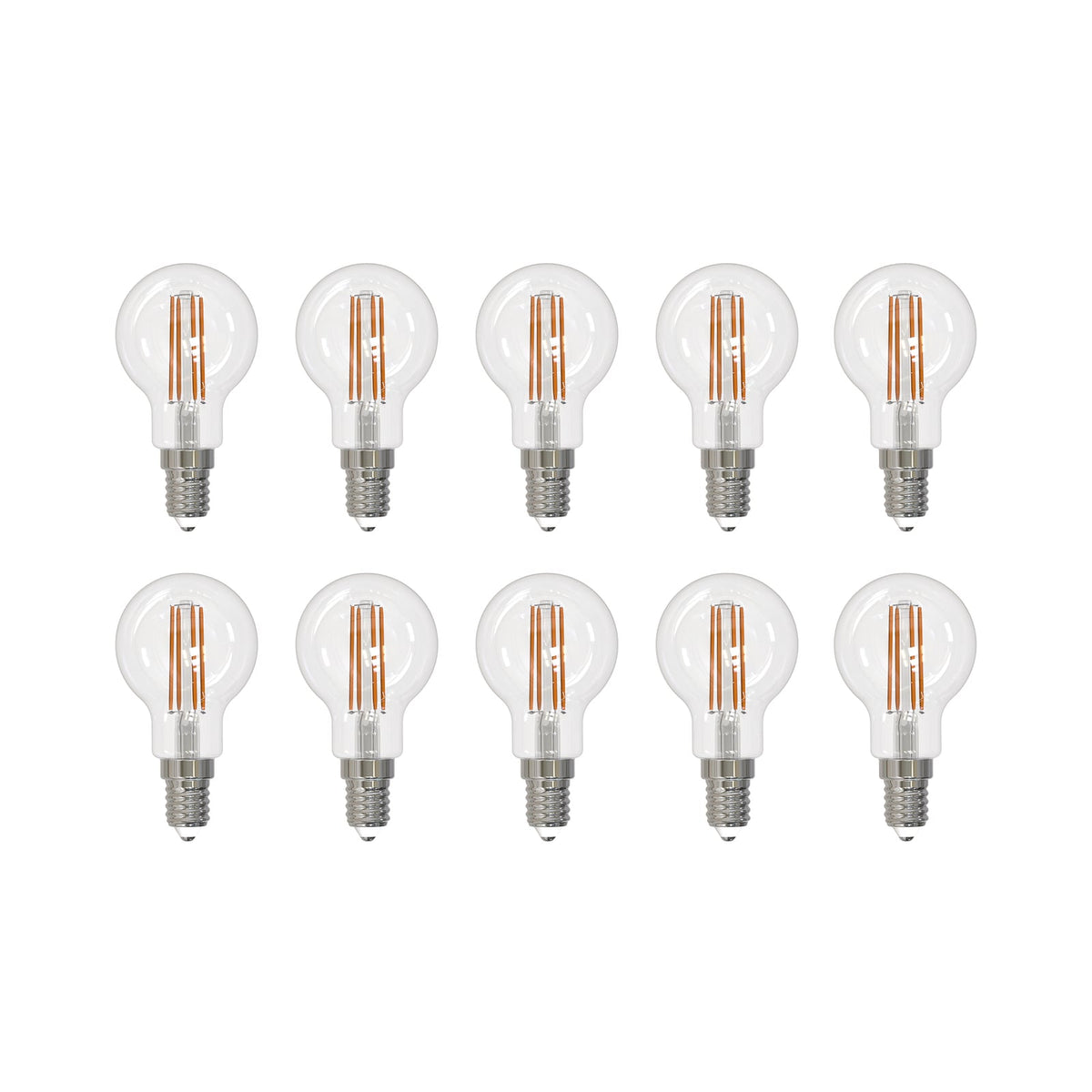 LED filamentpære E14 G45 2,2W 3000K klar 10-pack - Arcchio forfra