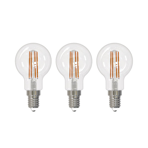 LED filamentpære E14 G45 2,2W 3000K klar 3-pack - Arcchio forfra