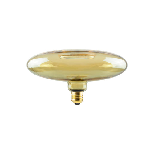 LED filamentpære E27 4W 2200K Floating Ufo dimbar gull forfra
