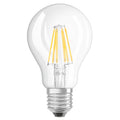 LED filamentpære E27 7W GLOWdim 2700-2000K klar OSRAM forfra