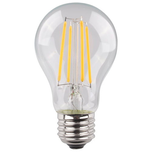 LED filamentpære E27 8W klar 2700K 1055lm Ra90 - Müller-Licht forfra