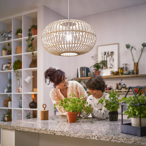Bakside av LED filamentpære E27 A60 2,3W 485lm 4000K klar - Philips