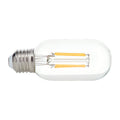 LED filamentpære E27 T45 8W 2700K dimbar klar - ORION forfra
