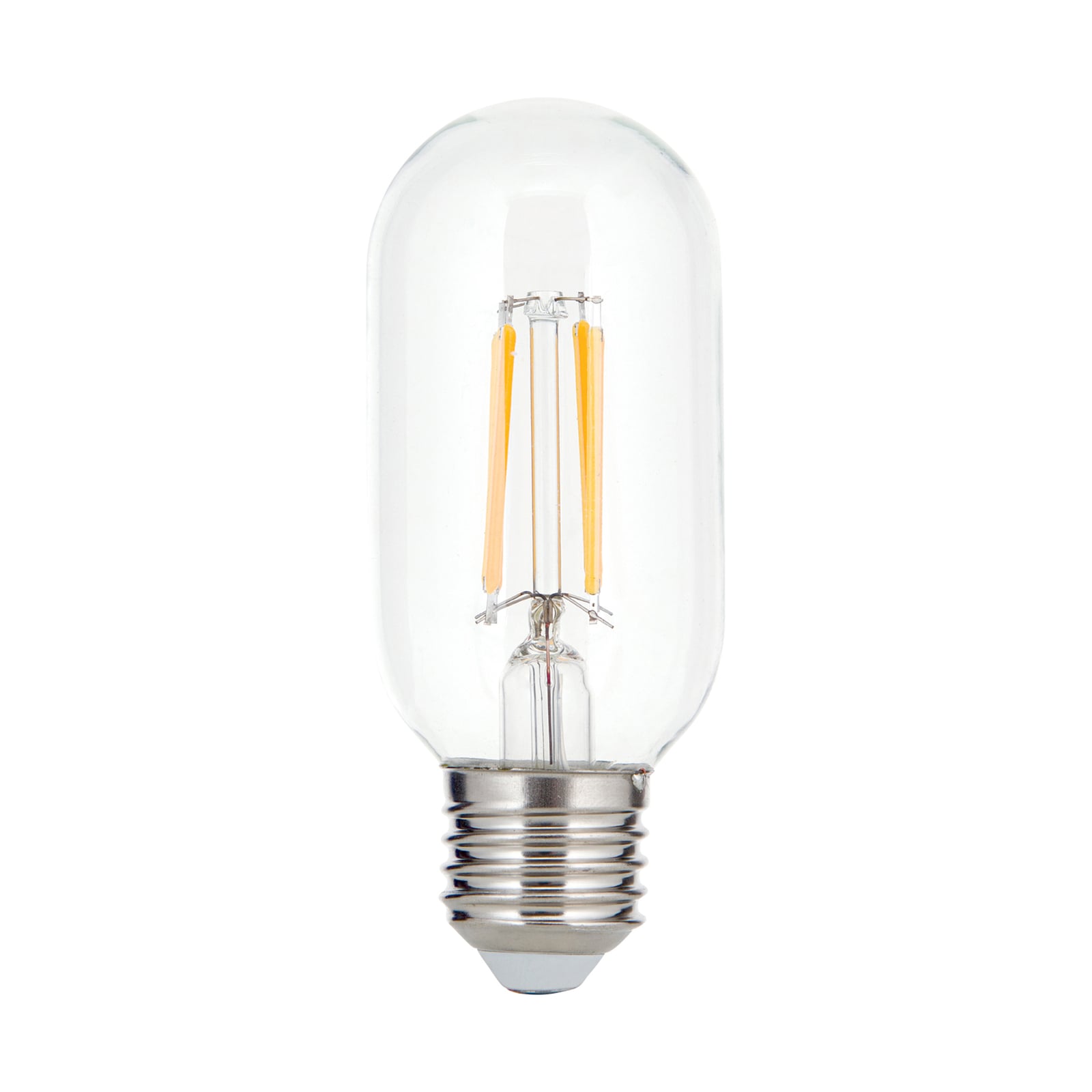 LED filamentpære E27 T45 8W 2700K dimbar klar - ORION bakside
