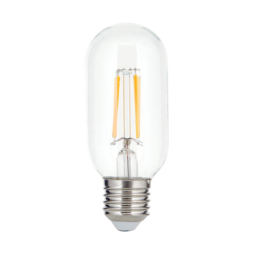 LED filamentpære E27 T45 8W 2700K dimbar klar - ORION bakside