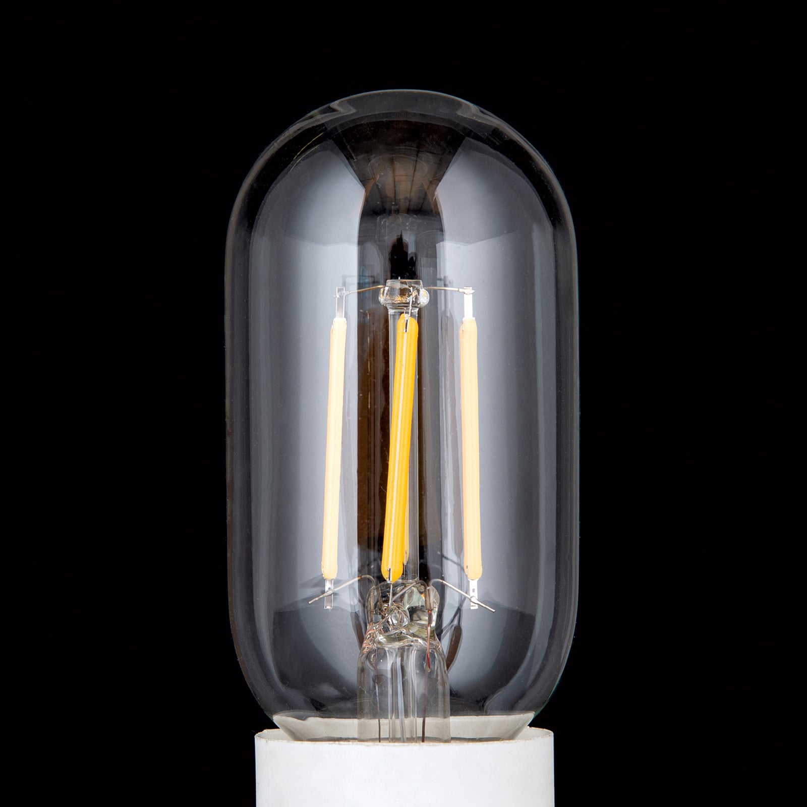 LED filamentpære E27 T45 8W 2700K dimbar klar - ORION detalj